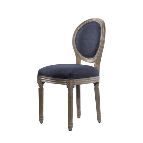 French mini linen chair