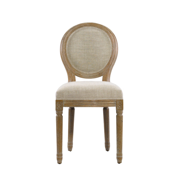 French mini linen chair