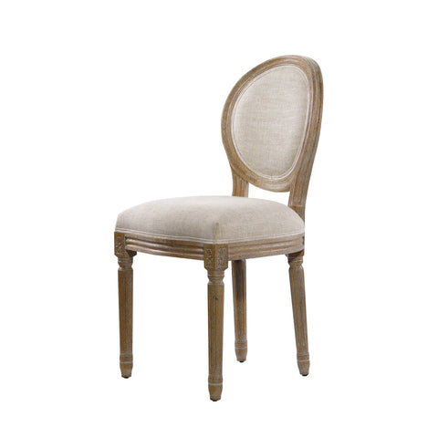 French mini linen chair