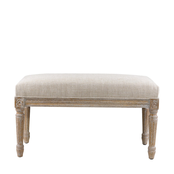 Банкетка French smaller linen bench