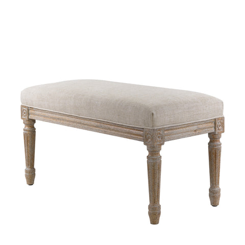 Банкетка French smaller linen bench