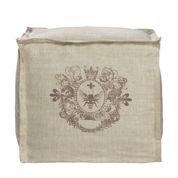 Пуфик SABENA TALL POUF BEIGE LINEN