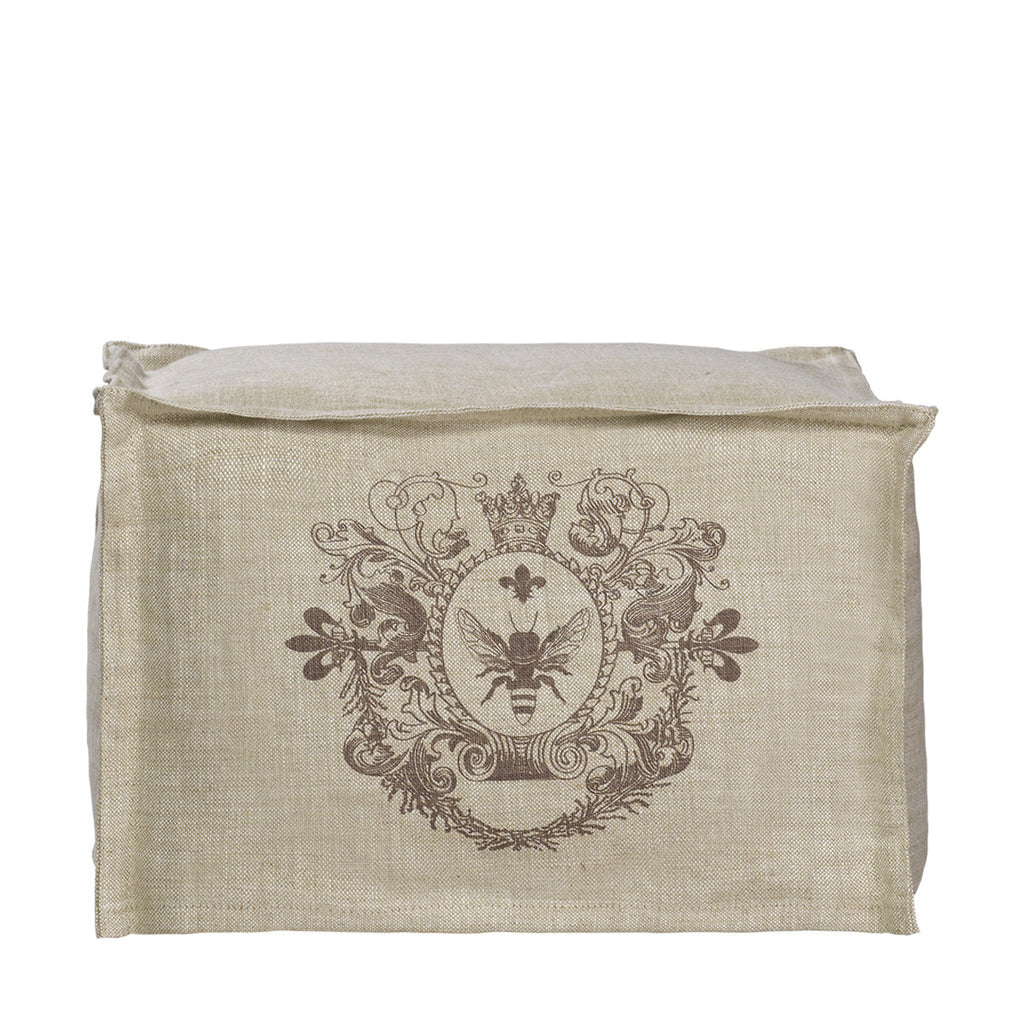 Пуфик SABENA SHORT POUF BEIGE LINEN
