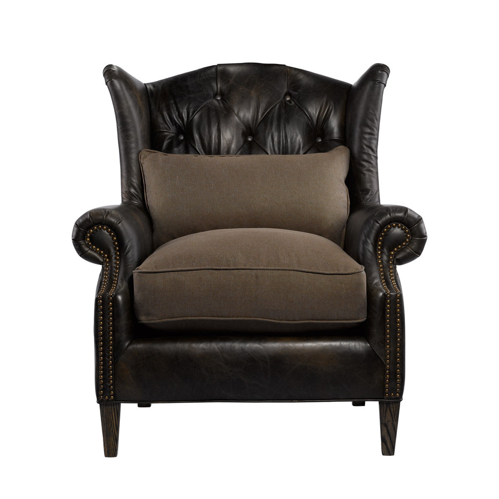 Кожаное кресло LAURAN ARMCHAIR