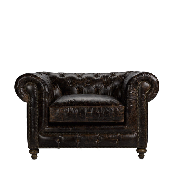 Кресло Честерфилд CIGAR CLUB LEATHER ARMCHAIR