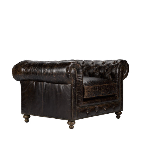 Кресло Честерфилд CIGAR CLUB LEATHER ARMCHAIR