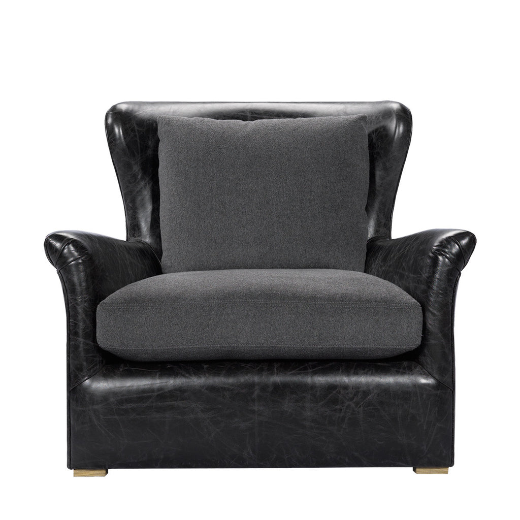 Кресло WINSLOW LEATHER LOUNGE CHAIR
