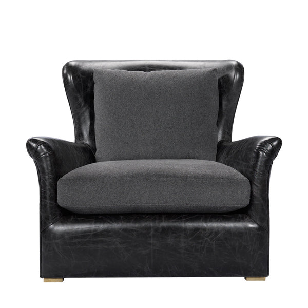 Кресло WINSLOW LEATHER LOUNGE CHAIR