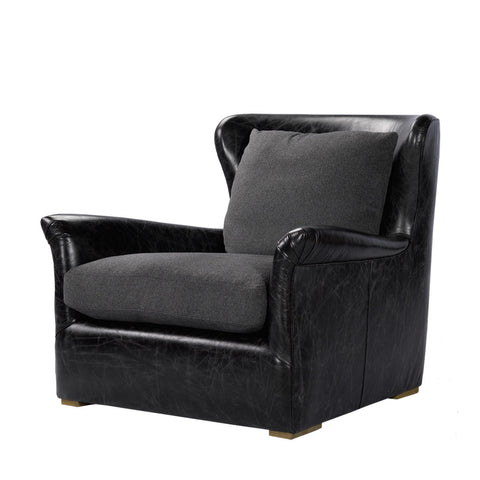 Кресло WINSLOW LEATHER LOUNGE CHAIR