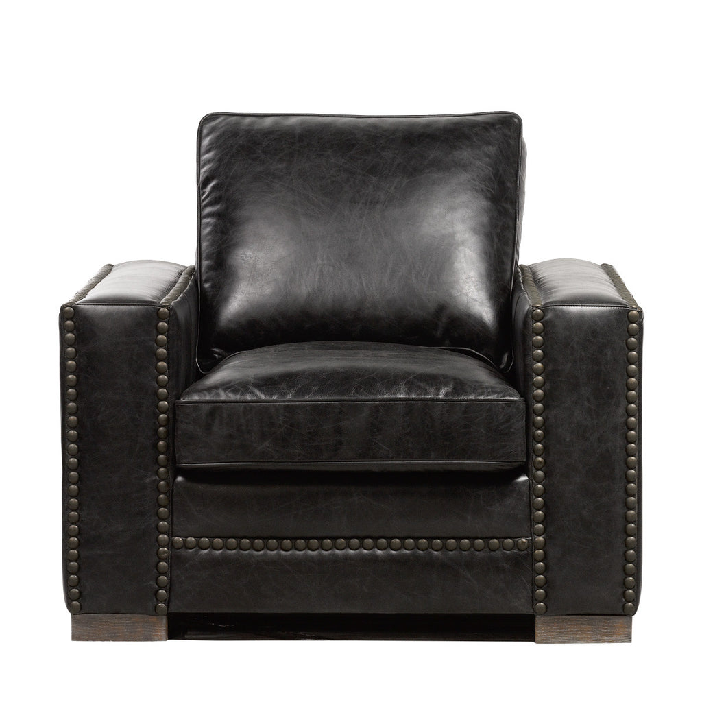 Кожаное кресло Bleeker Arm Chair