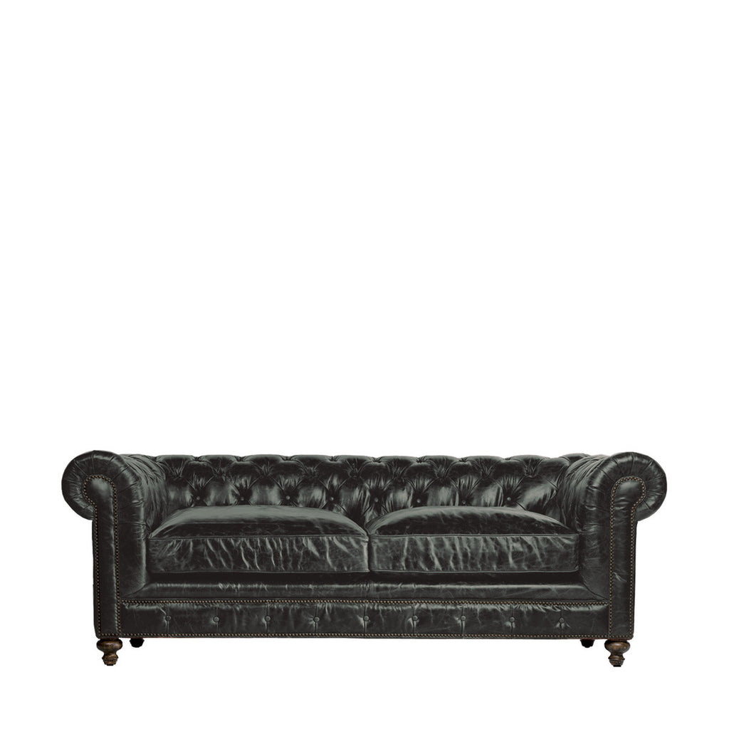 Кожаный диван 90" CIGAR CLUB LEATHER SOFA