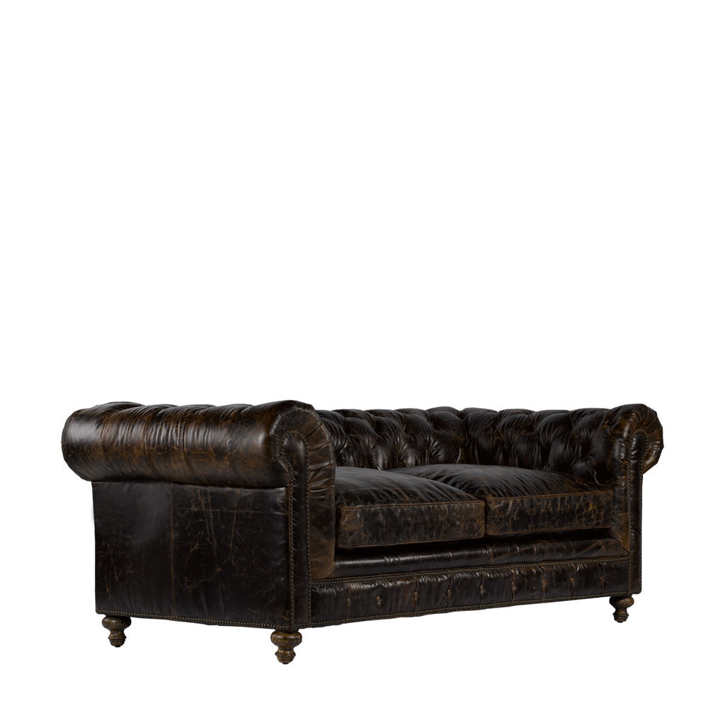 Кожаный диван 90" CIGAR CLUB LEATHER SOFA