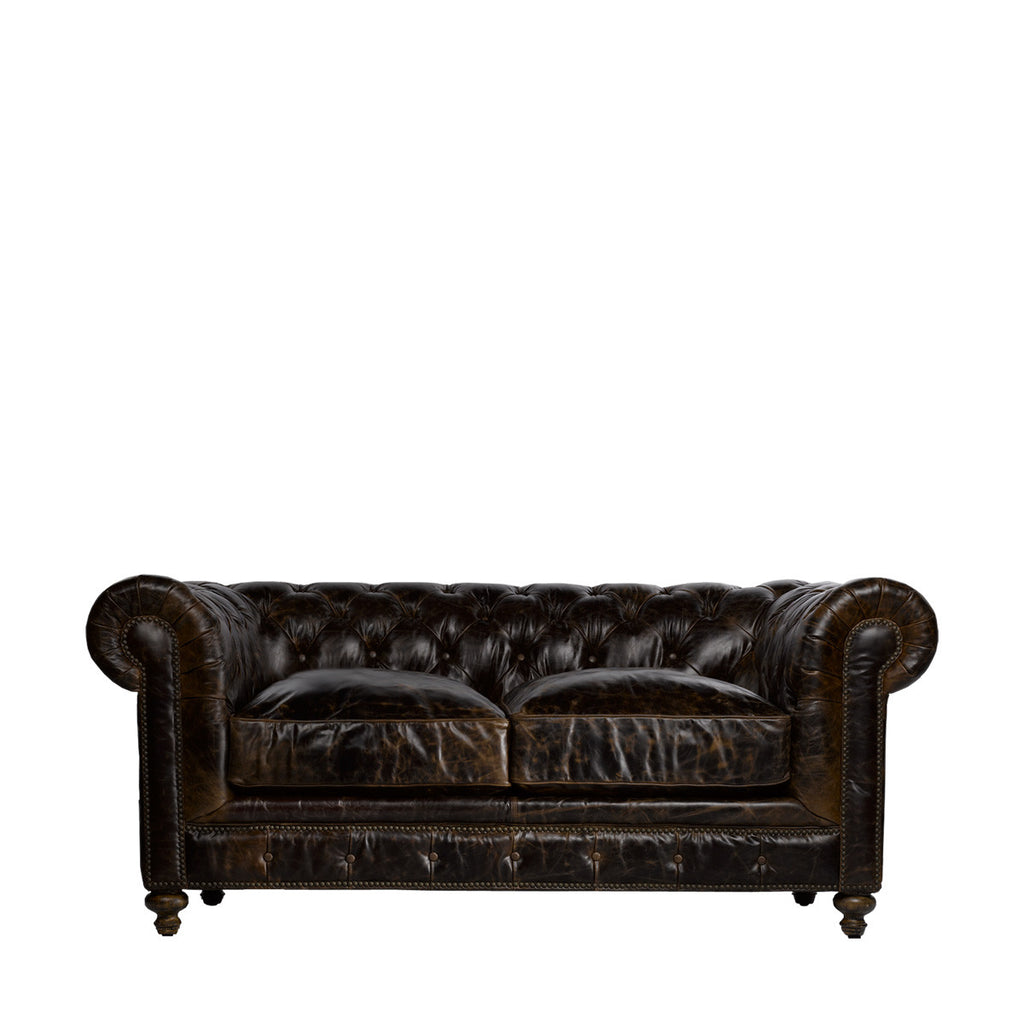 Кожаный диван 77" CIGAR CLUB LEATHER SOFA