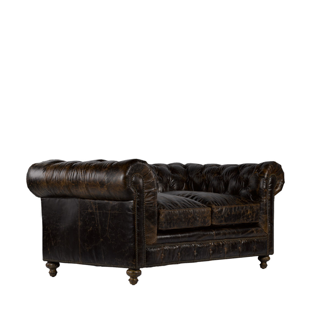 Кожаный диван 77" CIGAR CLUB LEATHER SOFA