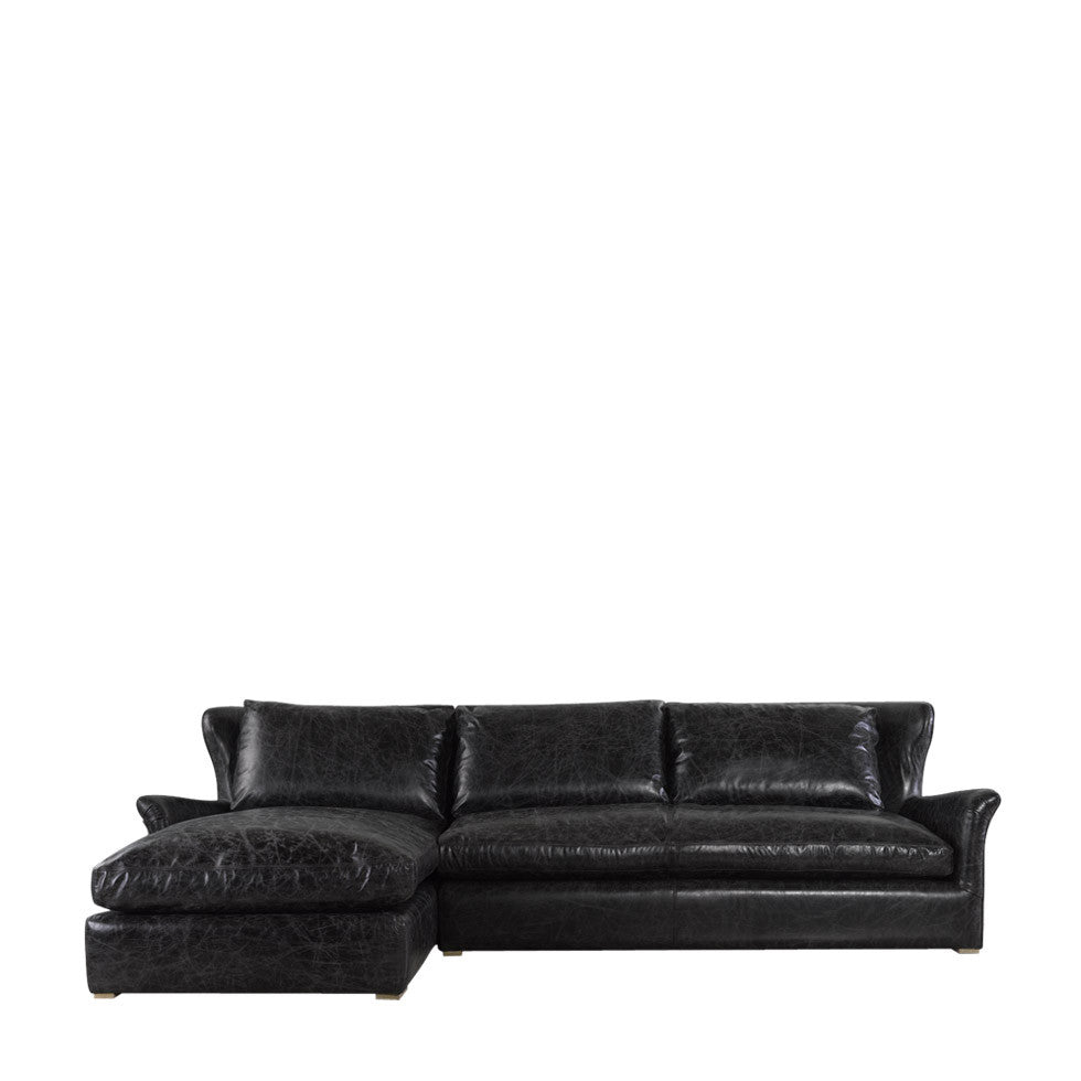 Дорогой диван WINSLOW LEATHER & WOOL SECTIONAL
