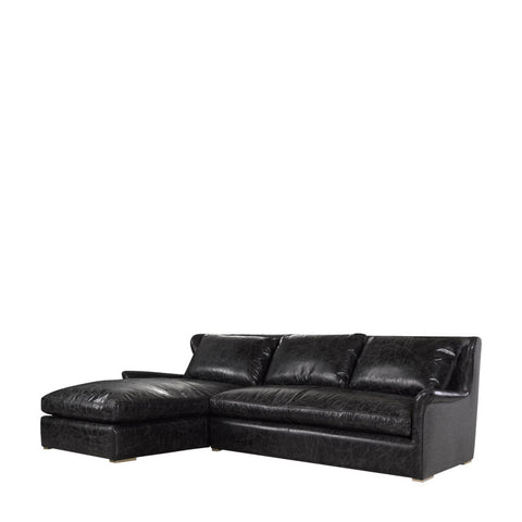 Дорогой диван WINSLOW LEATHER & WOOL SECTIONAL