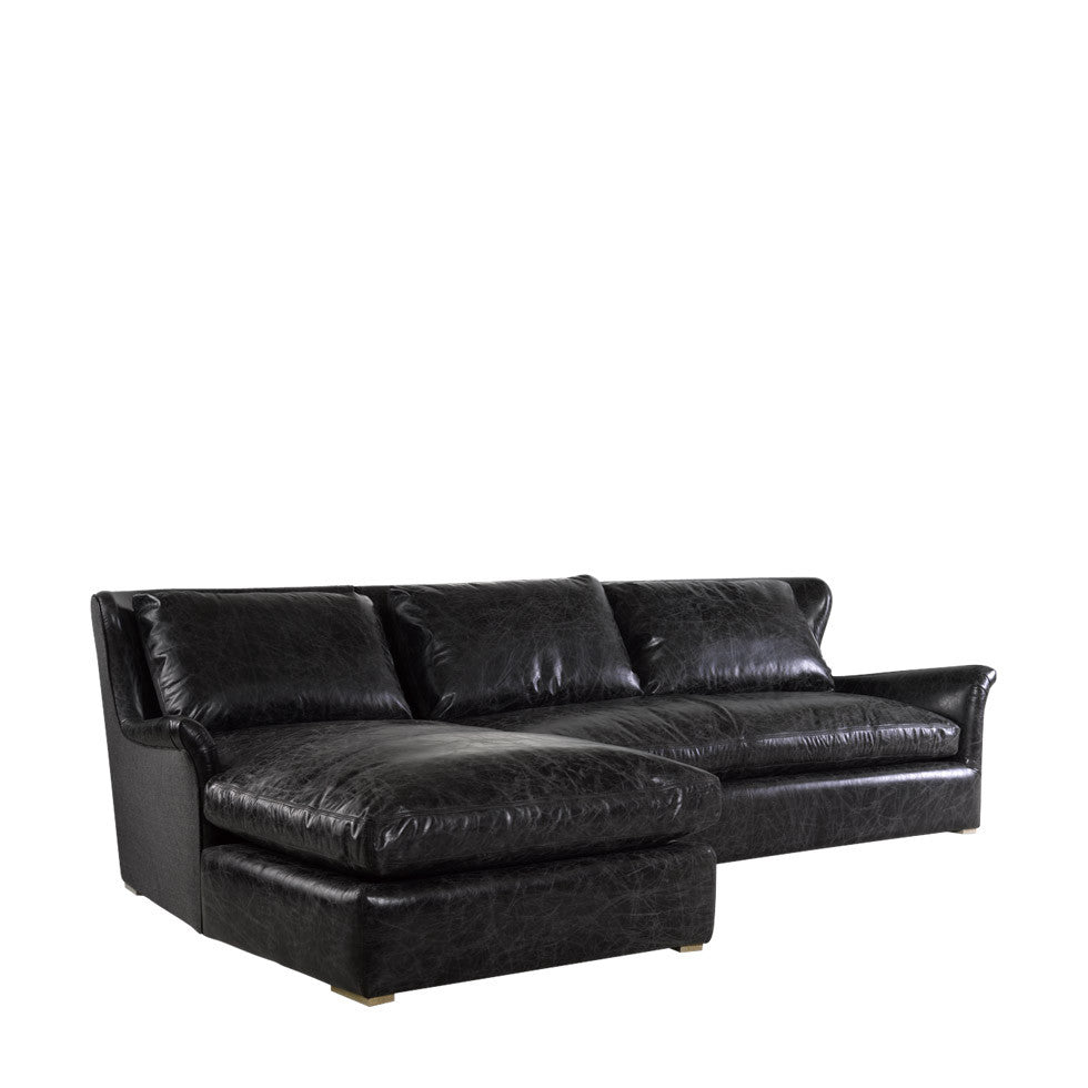 Дорогой диван WINSLOW LEATHER & WOOL SECTIONAL