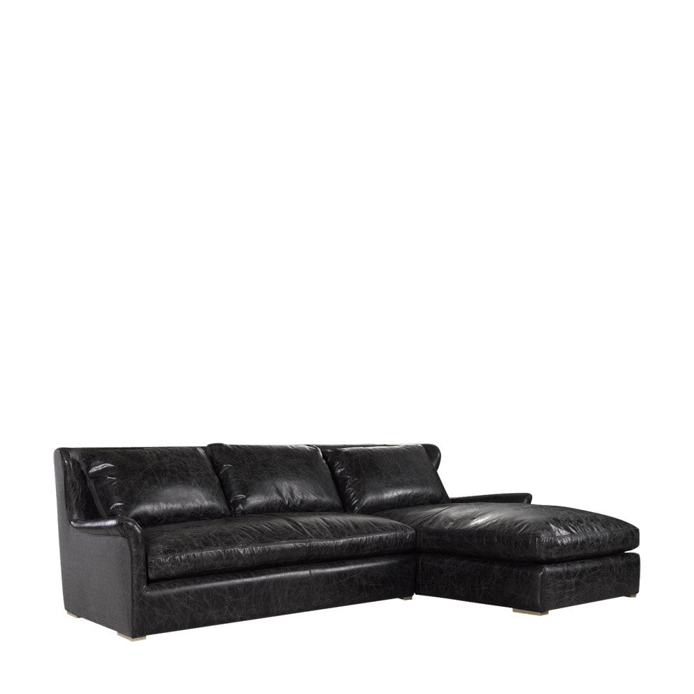 Изысканный диван WINSLOW LEATHER & WOOL SECTIONAL