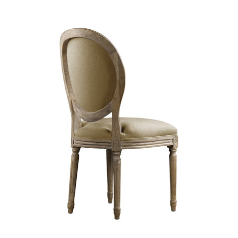 Стул VINTAGE LOUIS ROUND BUTTON SIDE CHAIR