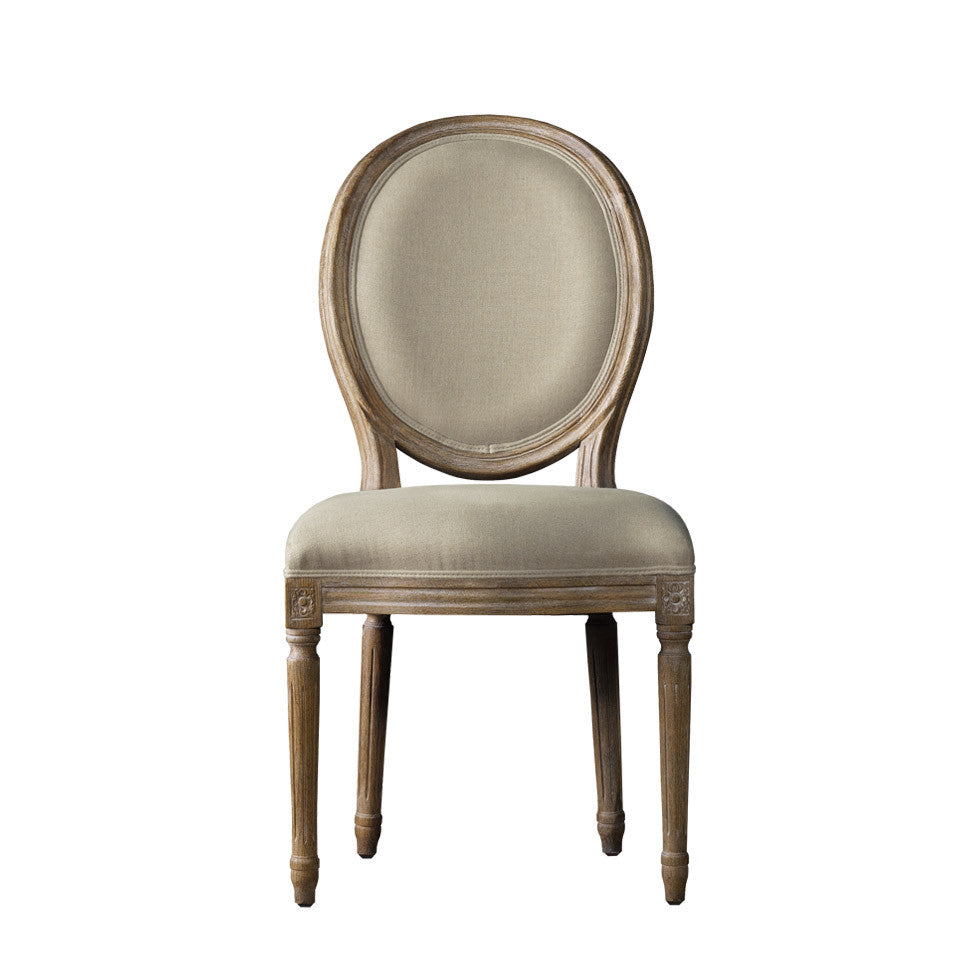 Винтажный стул VINTAGE LOUIS ROUND SIDE CHAIR