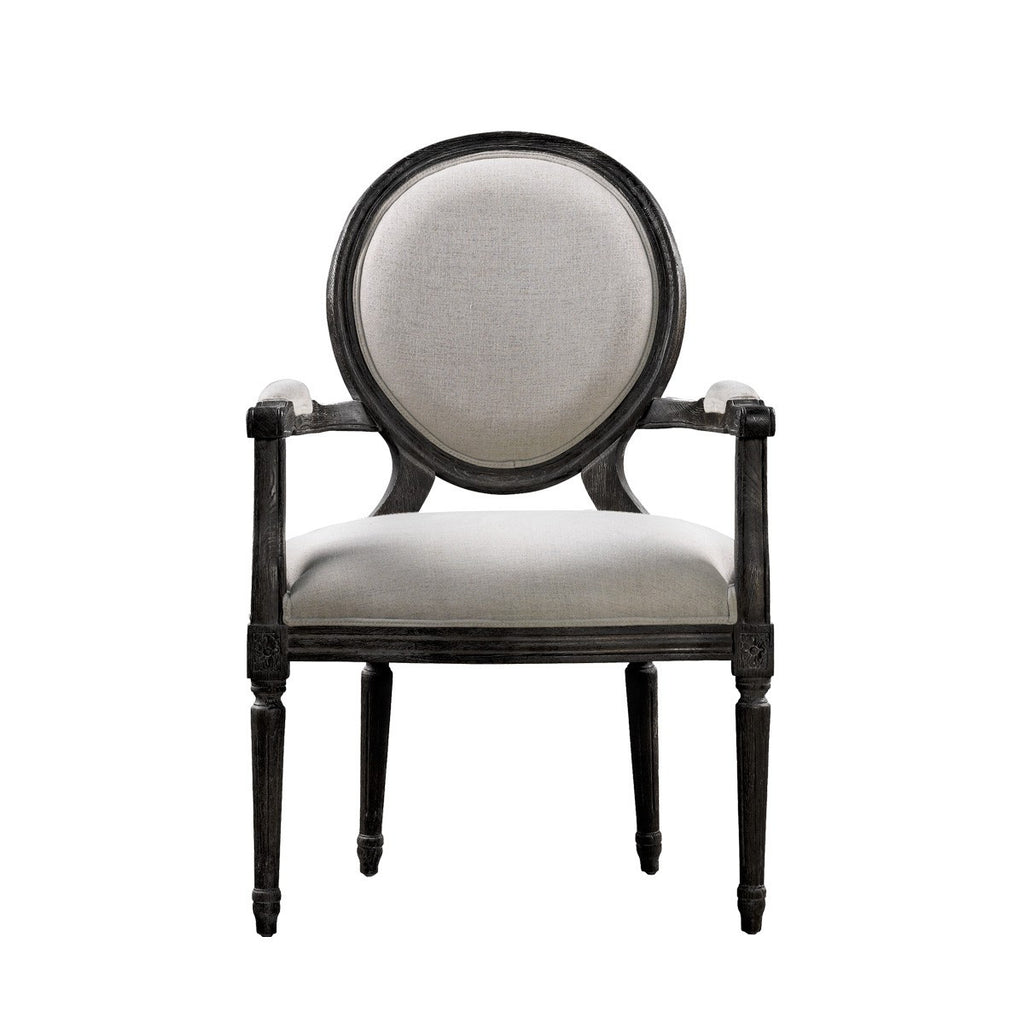 Винтажный стул VINTAGE LOUIS ANTIQUE BLACK ARM CHAIR