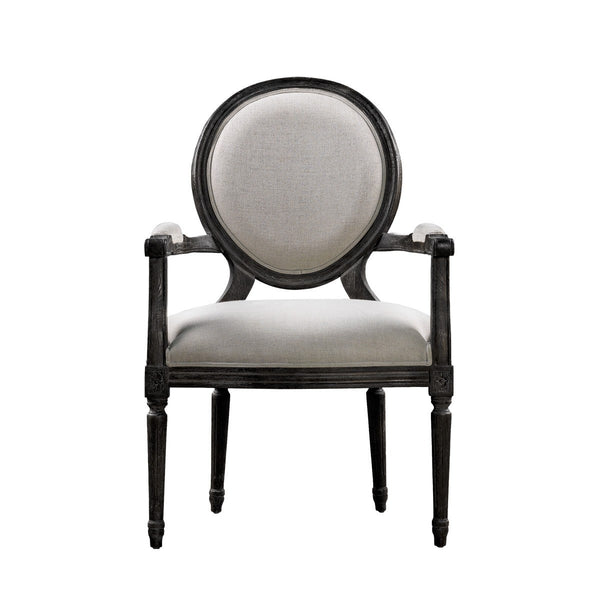 Винтажный стул VINTAGE LOUIS ANTIQUE BLACK ARM CHAIR
