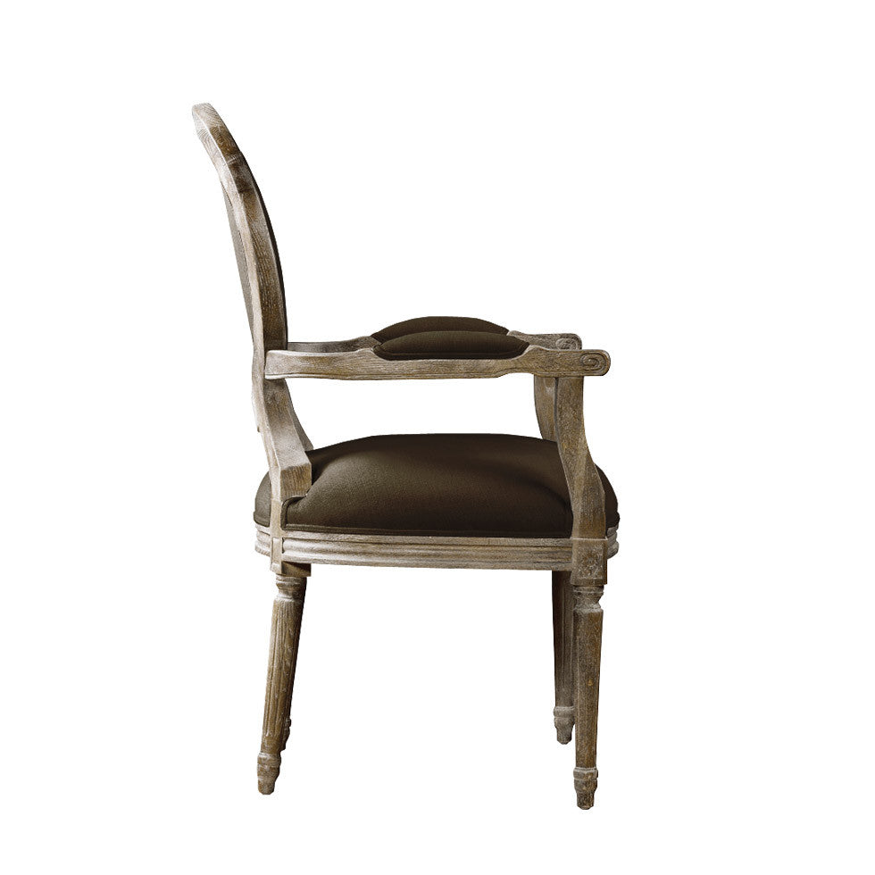 Стул VINTAGE LOUIS ROUND ARM CHAIR