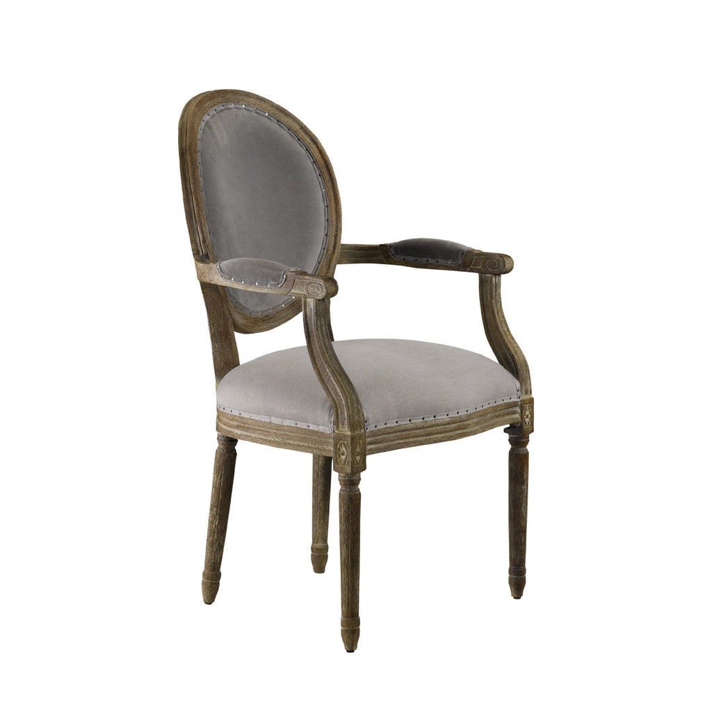 Стул Vintage Louis Round Arm Chair