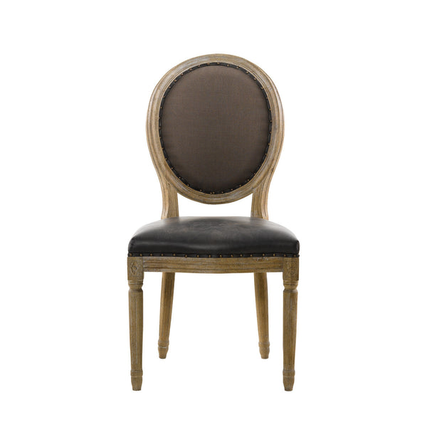 Стул VINTAGE LOUIS GLOVE ROUND SIDE CHAIR