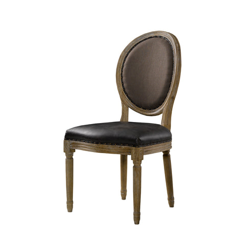 Стул VINTAGE LOUIS GLOVE ROUND SIDE CHAIR