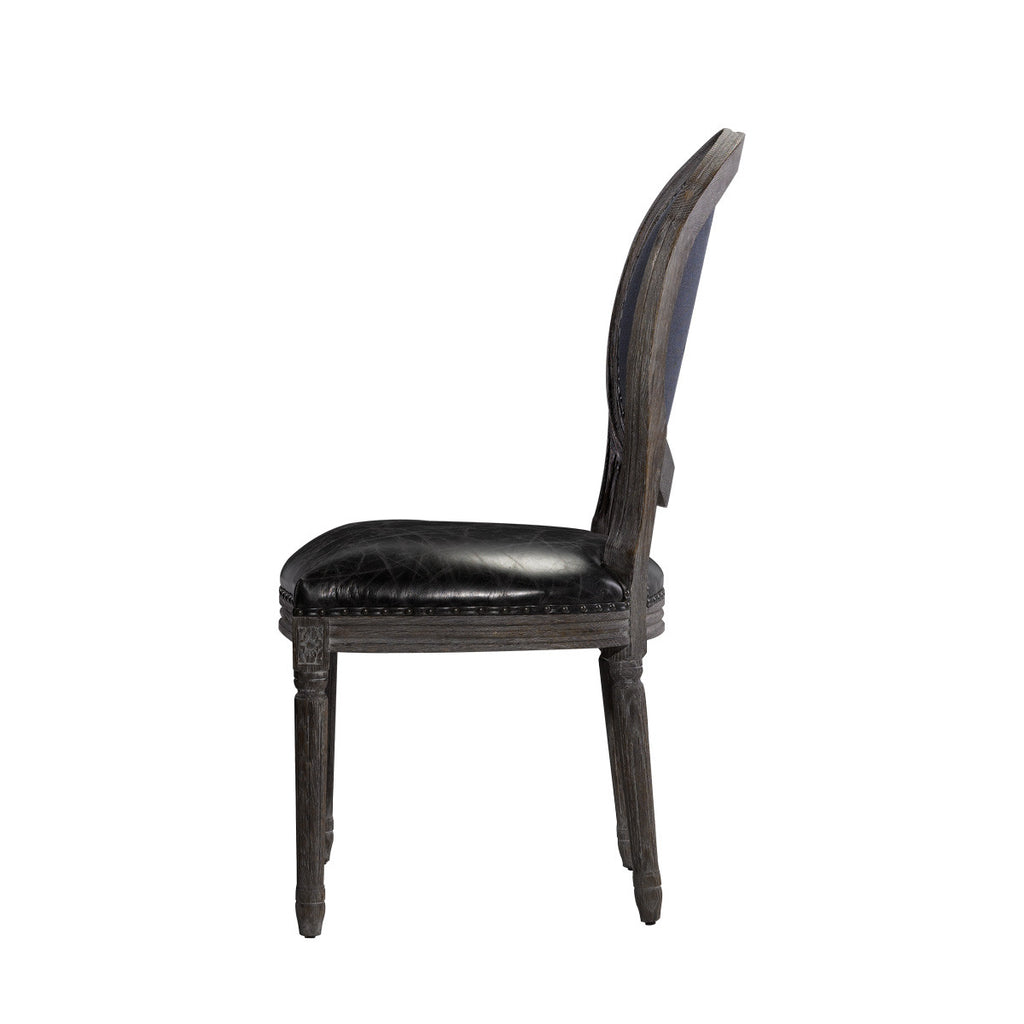 Стул VINTAGE LOUIS INDIGO SIDE CHAIR