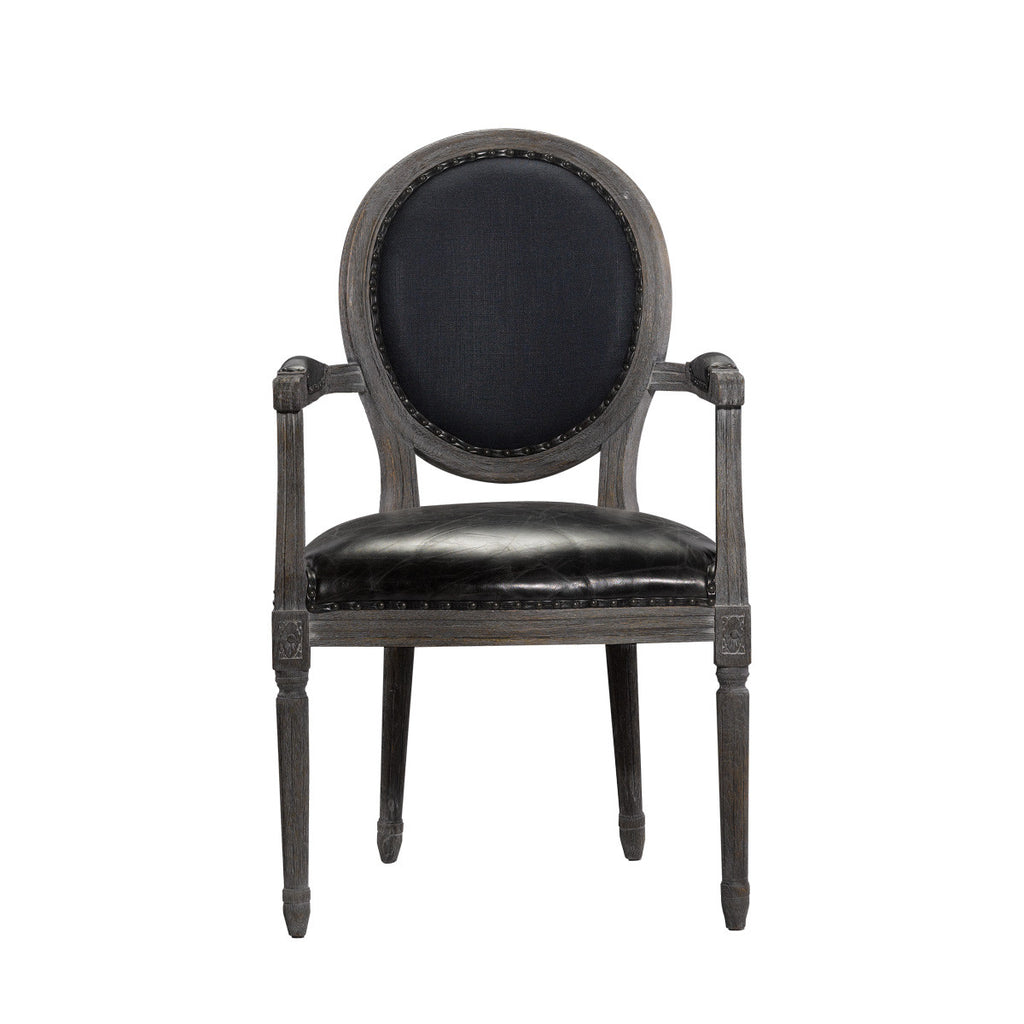 Стул VINTAGE LOUIS INDIGO ARM CHAIR