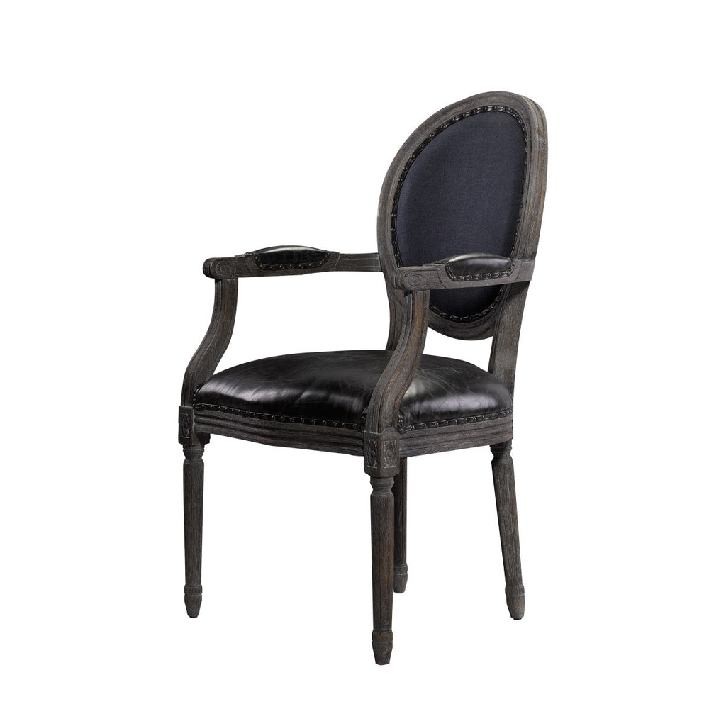 Стул VINTAGE LOUIS INDIGO ARM CHAIR