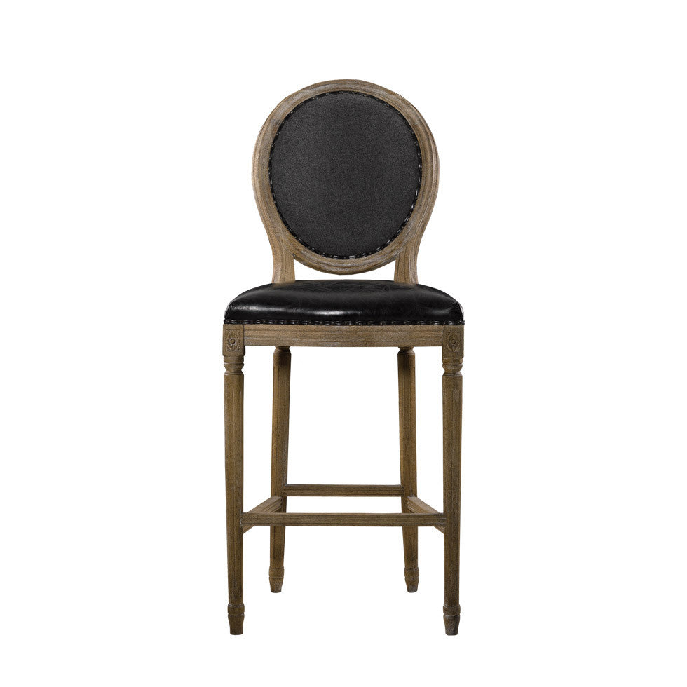 Стул VINTAGE LOUIS SLATE BACK COUNTER STOOL