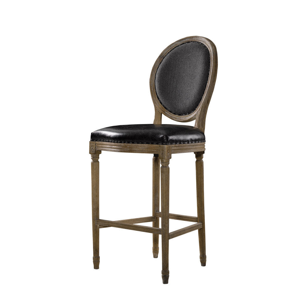 Стул VINTAGE LOUIS SLATE BACK COUNTER STOOL