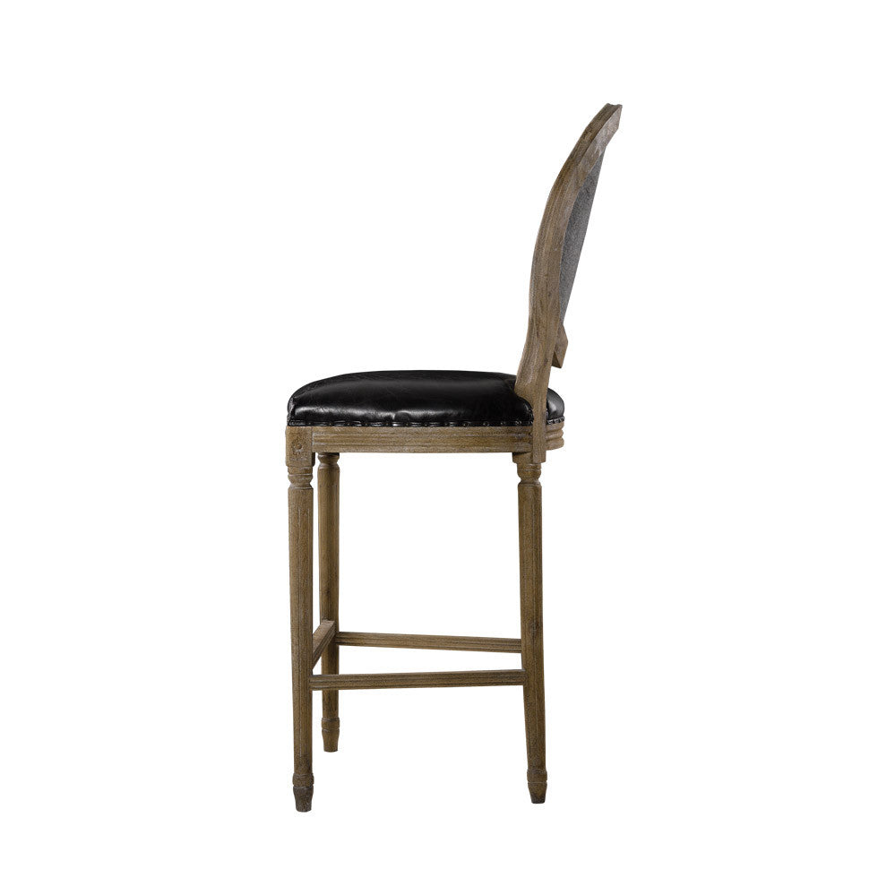 Стул VINTAGE LOUIS SLATE BACK COUNTER STOOL