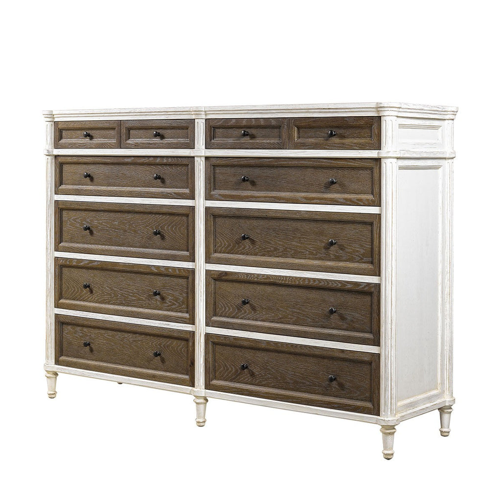 Комод Alden Vintage White Double Drawers