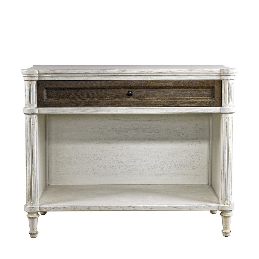 Тумба Alden Vintage White Side Table