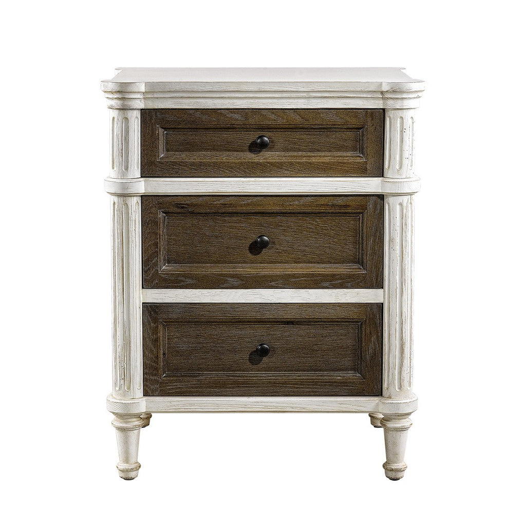 Тумба Alden Vintage White Stand 3-Drawer 22W