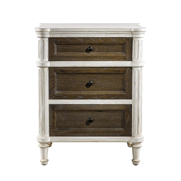 Тумба Alden Vintage White Stand 3-Drawer 22W