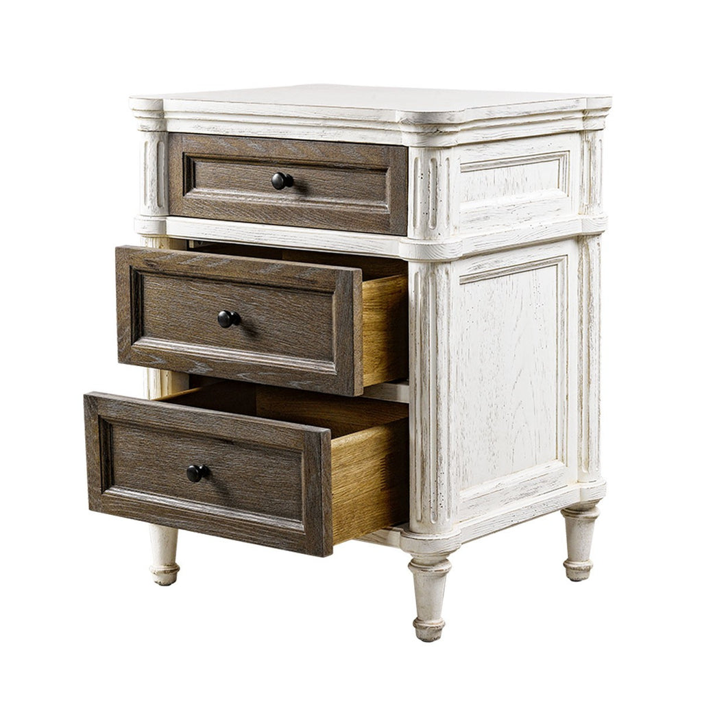 Тумба Alden Vintage White Stand 3-Drawer 22W