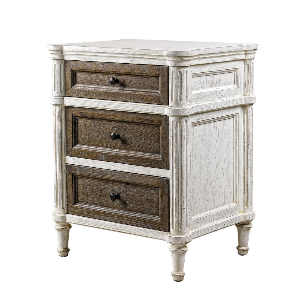 Тумба Alden Vintage White Stand 3-Drawer 22W
