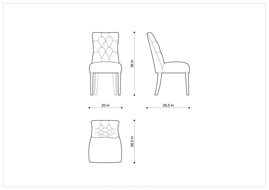 Стул ALBERT SIDE CHAIR