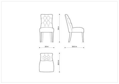 Стул ALBERT SIDE CHAIR