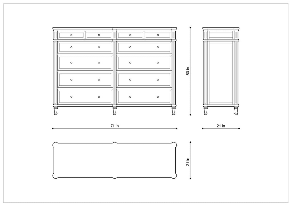 Комод ALDEN DOUBLE DRESSER