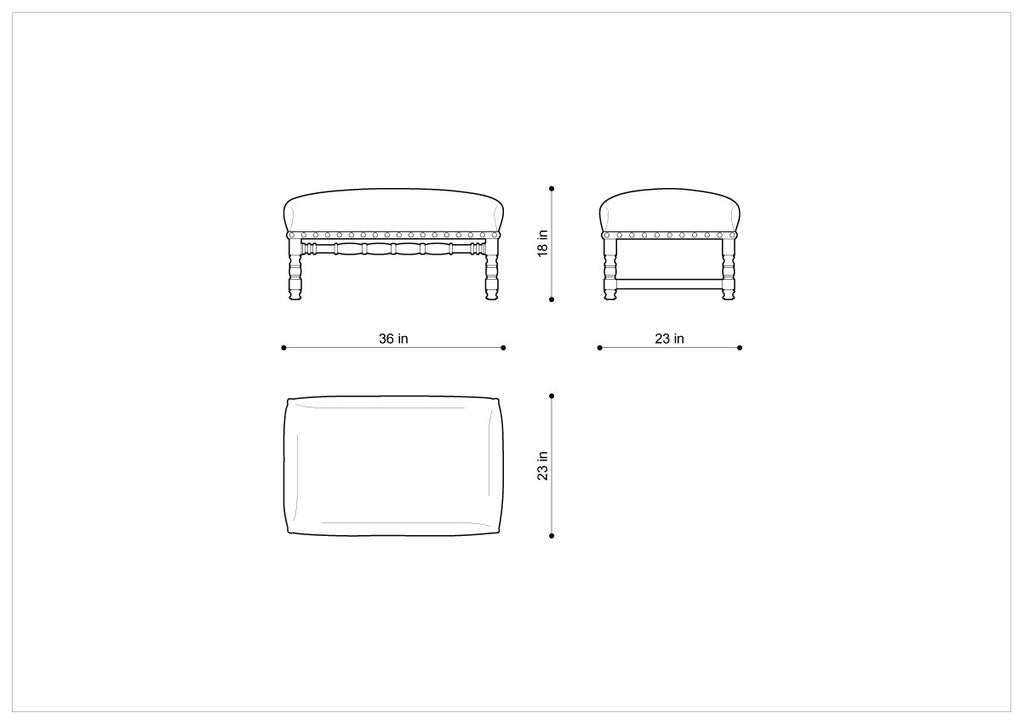 Скамейка ANTWERPEN LINEN BENCH