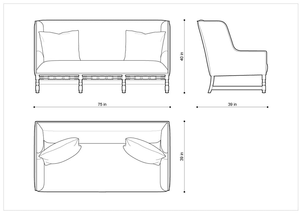 Кожаный диван-скамья ANTWERPEN SOFA