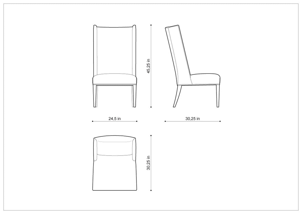 Стул BERTRIX LEATHER CHAIR