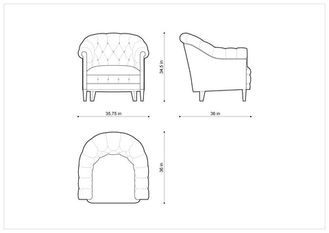 Оригинальное кресло CHAMBERY ARMCHAIR