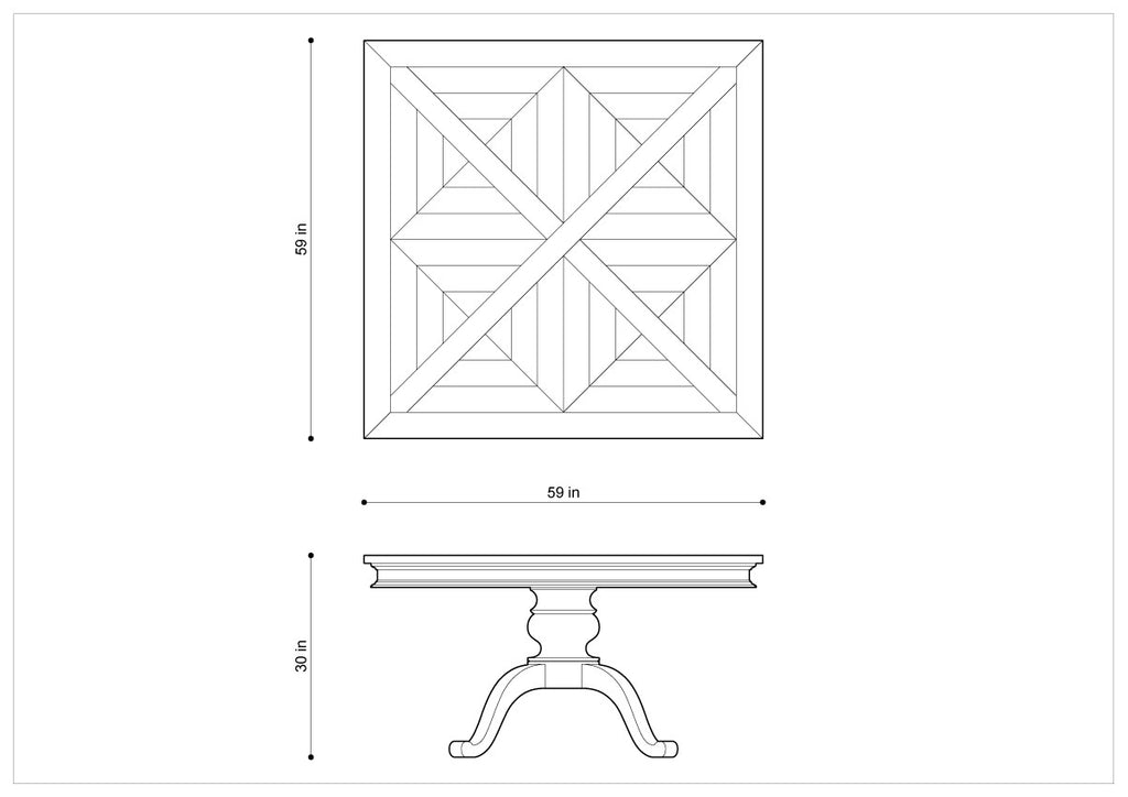 Стол CHATEAU BELVEDERE DINING TABLE